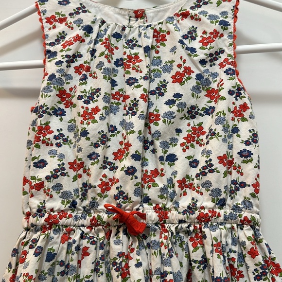 Mini Boden twirly dress, red, white & blue, size 5-6 - Picture 3 of 7